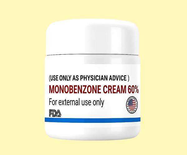 Monobenzone Cream 60% USP maximum strength 100g pharmaceutical vitiligo